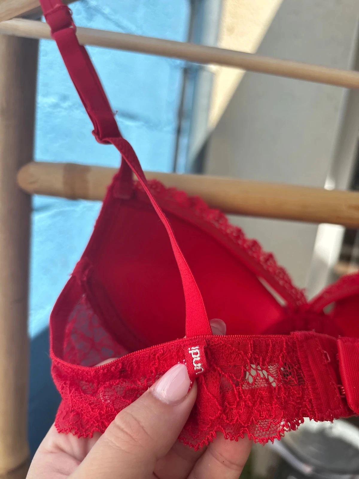 Sutiã vermelho de renda undiz 80A – photo 5